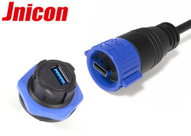 اتصالات پلاگین USB ضد آب با سیم و آداپتور زن با پوشش گرد و غبار