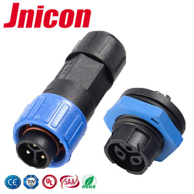 PA66 10A متصل کننده های سیم ضد آب ولتاژ پایین M16 خود قفل کنترلر هواپیمایی