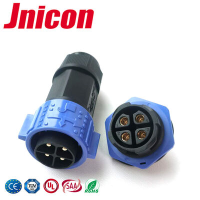 کانکتور برق پلاستیکی M25 500V PA66 با قفل سریع، انواع کانکتور سیم به برد