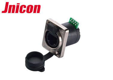 پلاگین و سوکت استاندارد IEC استاندارد اتصال Ethernet IP65 Sealed RJ45 Cat6 Cat5e RJ45