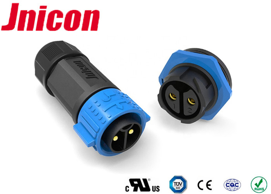 اتصالات ضد آب با جریان بالا 50 آمپر ، اتصالات برق جریان بالا Jnicon 2 Pin