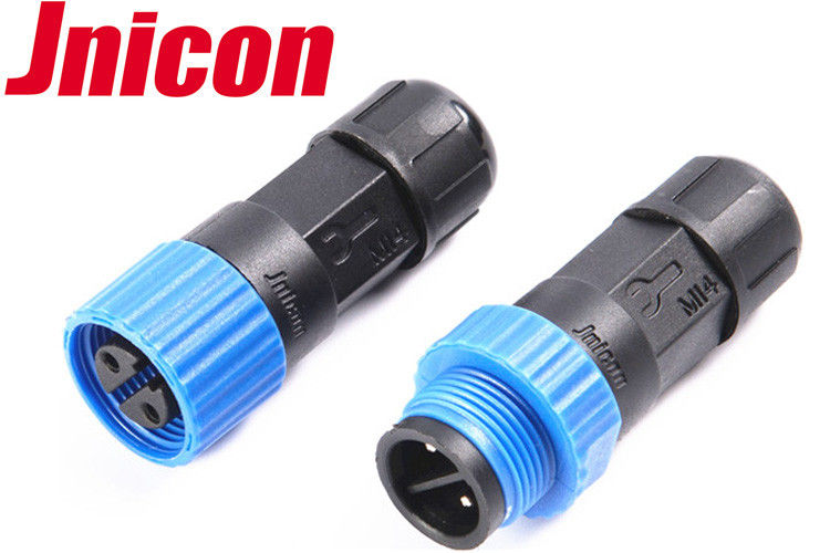 10A M15 2 پین IP68 وصل کنترلر 0.3 - 1.5mm2 محدوده کابل برای تجهیزات روشنایی