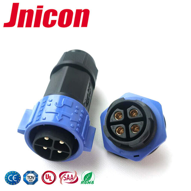 کانکتور برق پلاستیکی M25 500V PA66 با قفل سریع، انواع کانکتور سیم به برد