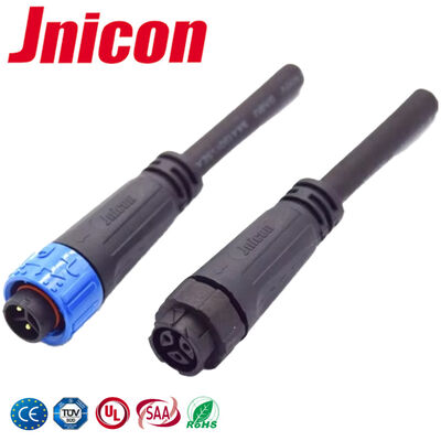 3 پین M16 10A اتصال دهنده های الکتریکی ضد آب