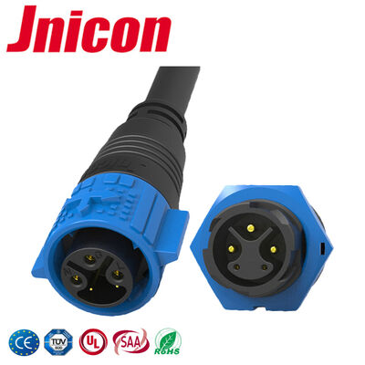 M19 Panel Mount 3+2 Pin 20A Power Data Connector Quick Lock Connector ضد آب