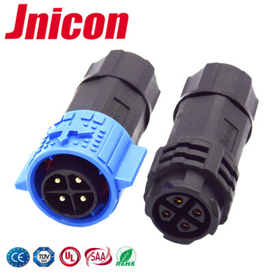 کانکتورهای پلاستیکی دایره‌ای ضد آب M19 20A با سیم‌کشی 20AWG-12AWG IP67