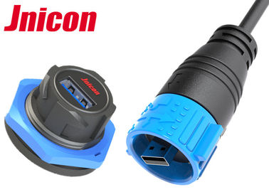 پنل اتصال USB ضد آب Jnicon یک پورت واحد برای انتقال داده را سوار کنید
