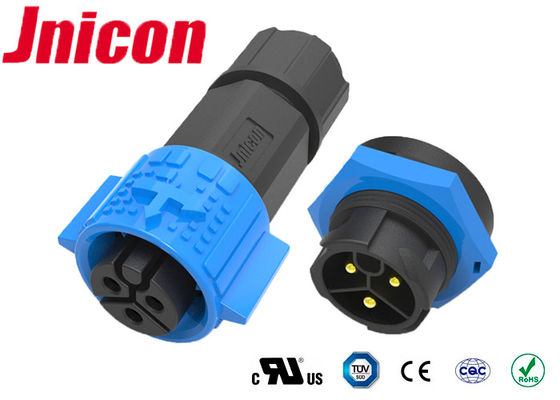پلاستیک اتصالات ضد آب ضد آب 3 پین 20A پانل Mount 300V Voltage Mount